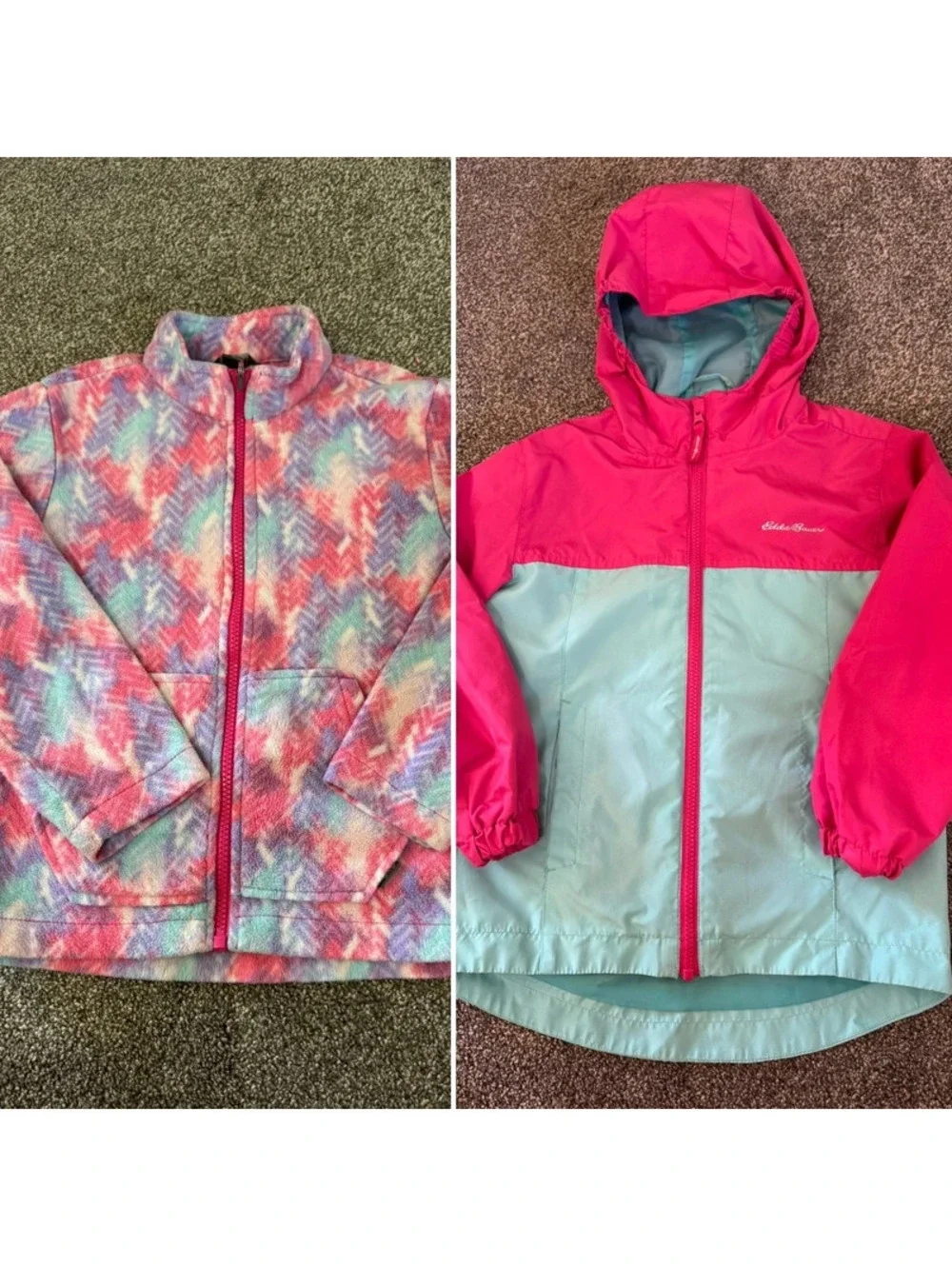 Girl’s Eddie Bauer 2 in 1 jackets size XS (5/6)